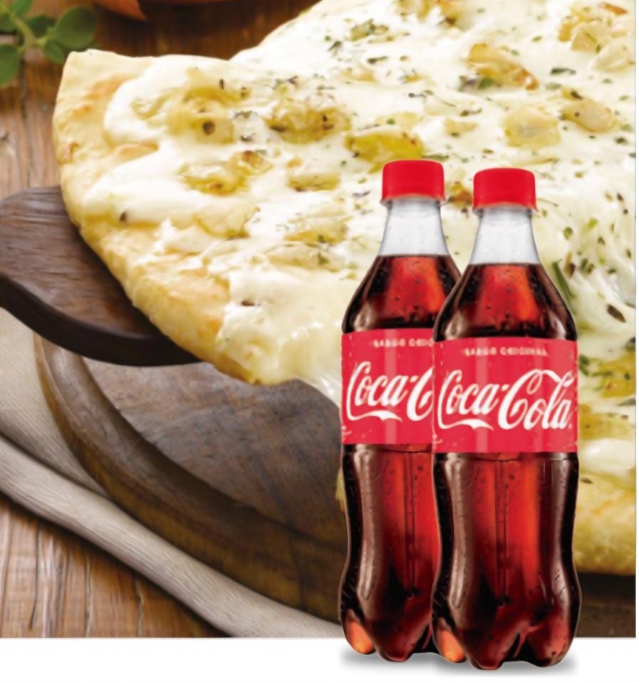 Pizza Muzza + 2 Gaseosas