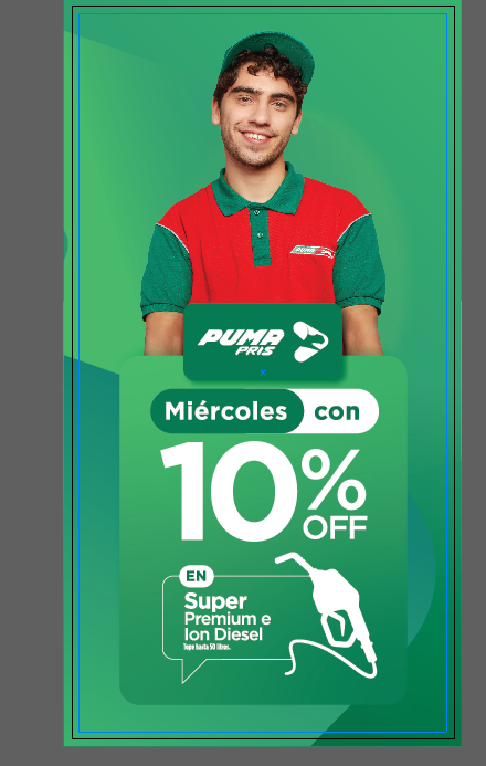 Miércoles 10% OFF en Super Premium e Ión Diesel — Puma PRIS